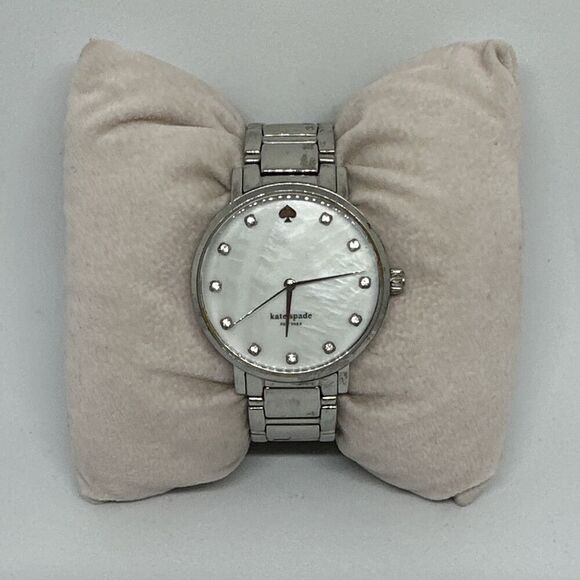 Kate Spade 0006 Women's Silver Stainless Steel Analog Dial Quartz Watch HME484